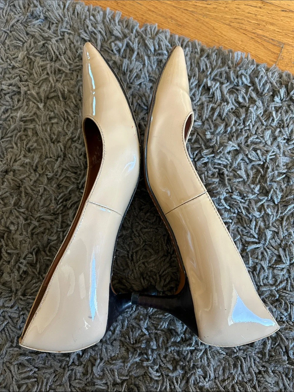 Coach FG1479 Beechwood Patent Leather Pointed Toe Pumps Size 7.5
